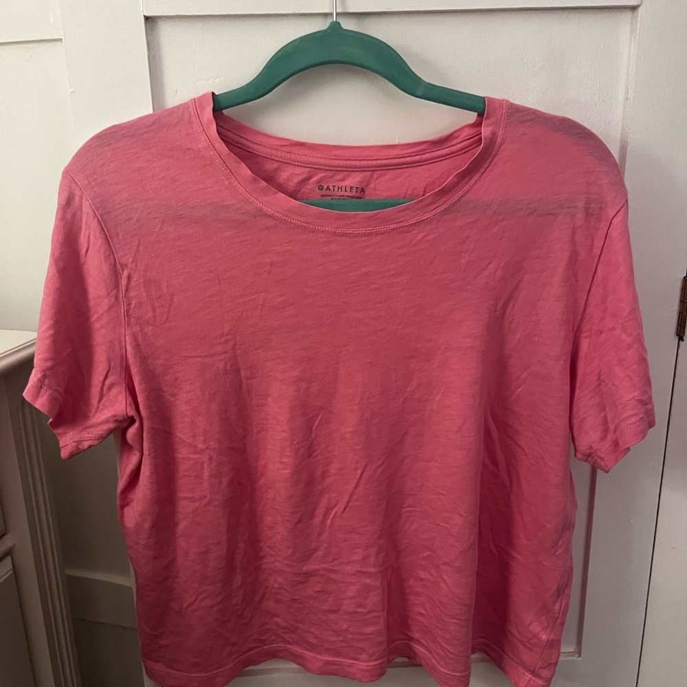 Pink Athleta Cotton Tshirt